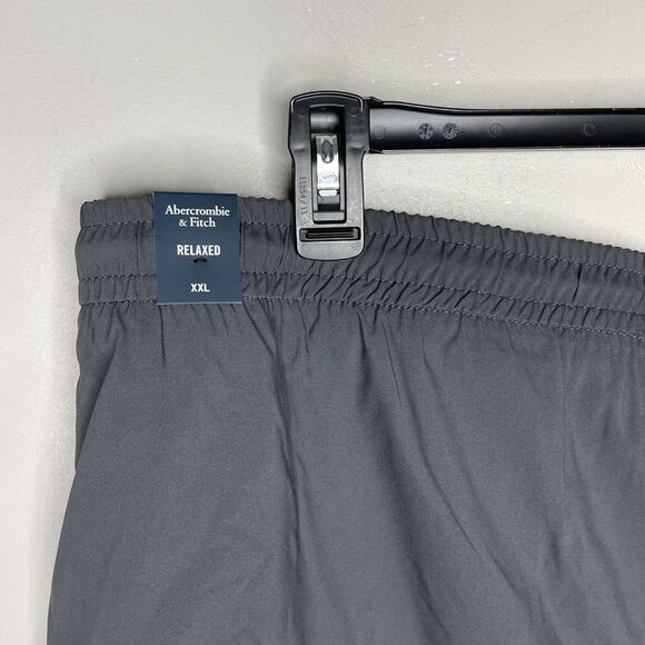 ABERCROMBIE & FITCH Mens Cabana Swim Trunks NEW Gray Lined Stretch Sz XXL 2XL - Picture 9 of 14